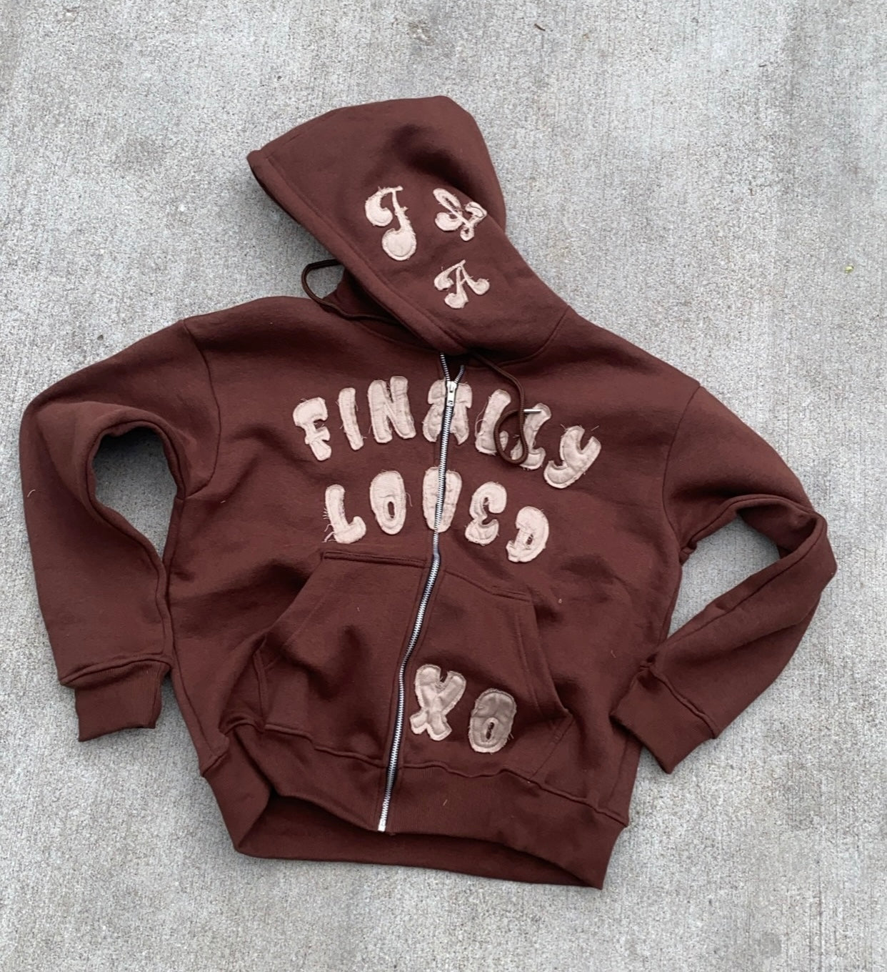 Brown Finally Loved Hoodie